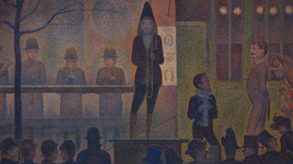 Circus Sideshow by Georges Seurat